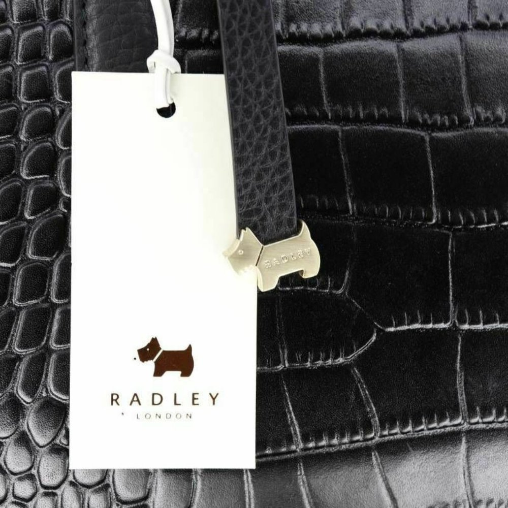 Radley Womens Liverpool Street Satchel Handbag Bla - Picture 8 of 9